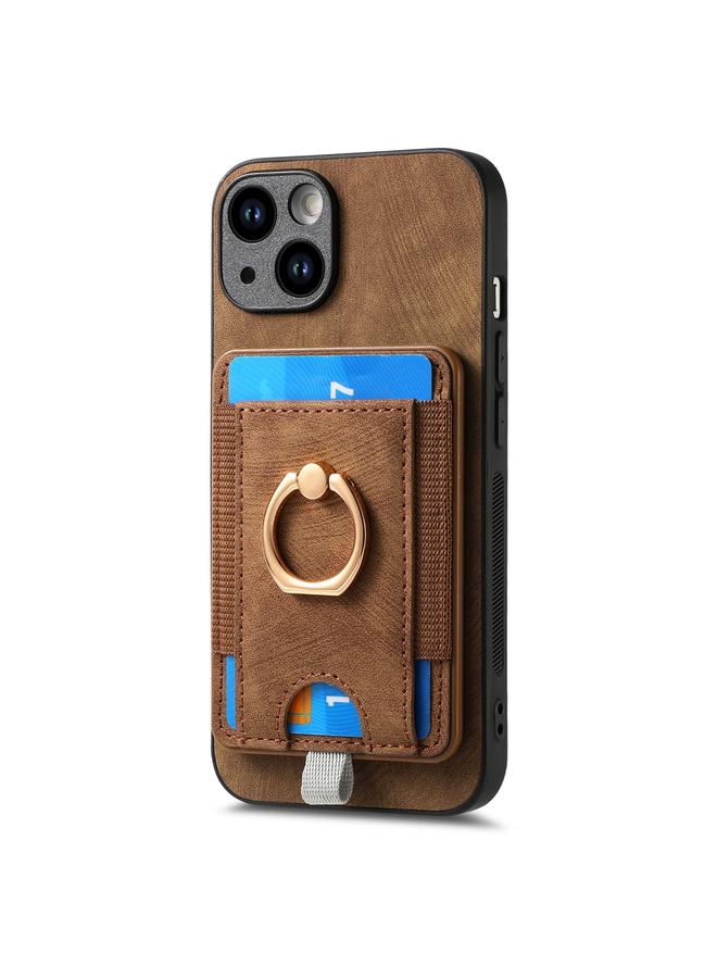 S-TOP Case For iPhone XR Retro Splitable Magnetic Card Bag Leather Phone Case - Image 2