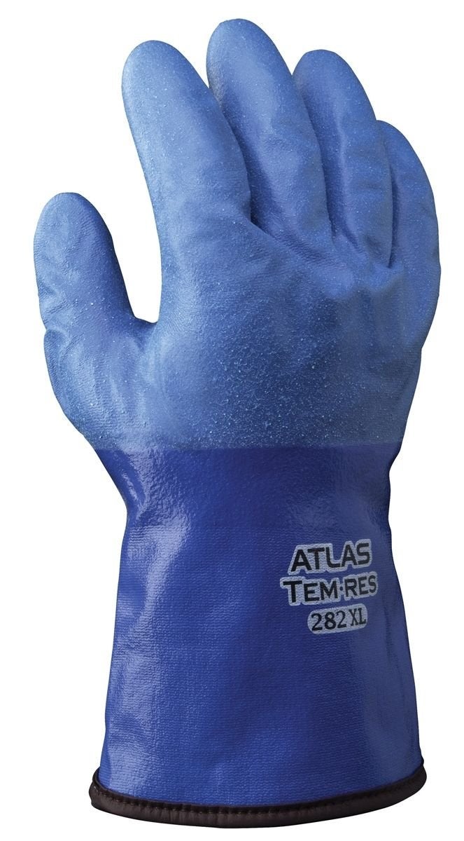 Atlas Best 282 Blue Insulated Gloves Waterproof Breathable Oil Resistant 2XL