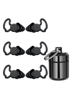 KASTWAVE Ear Plugs for Sleeping 3 Pairs, Ultra Soft Reusable Noise Cancelling Earplugs, Loop Silicone Earplugs Reduce Snoring Sound, Moldable Ear Plugs for Deep Sleep, Side Sleep, Snoring, Concert  - Image 1