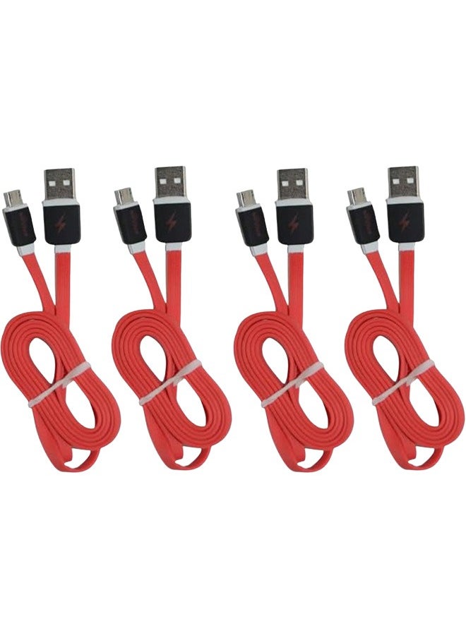 NIPUDUN Pack Of 4 NIPUDUN P C-K01 Micro USB  Cable for Samsung  - Image 1