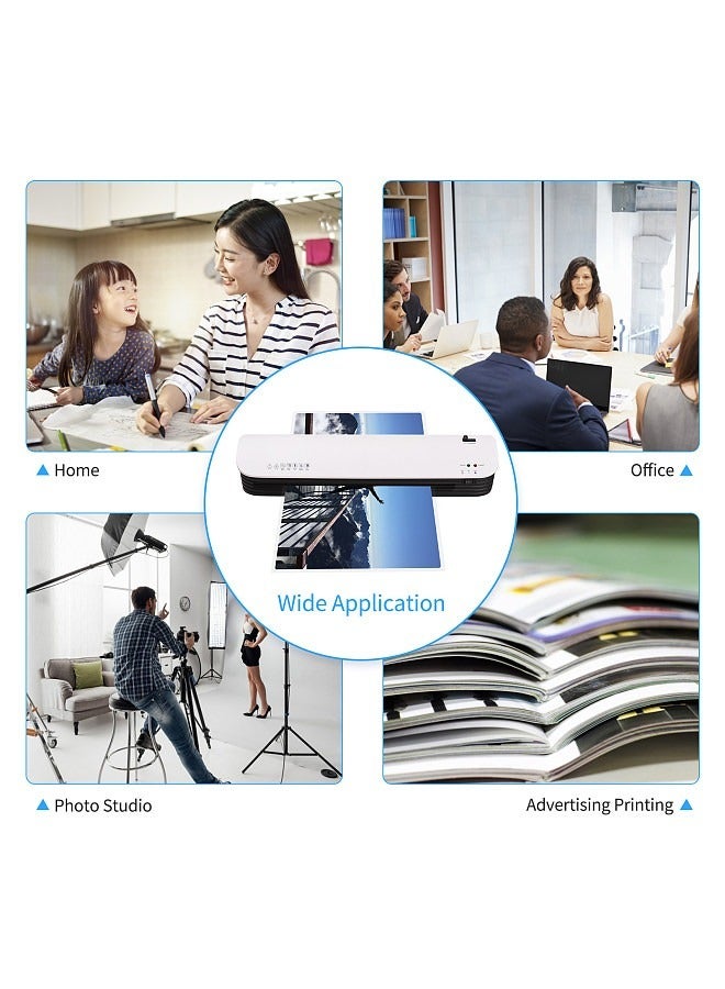 A3 Size Laminator Machine System 2 Roller Hot and Cold Laminator with Laminating Bags Corner Rounder for Home Office School Supplies  - Image 5