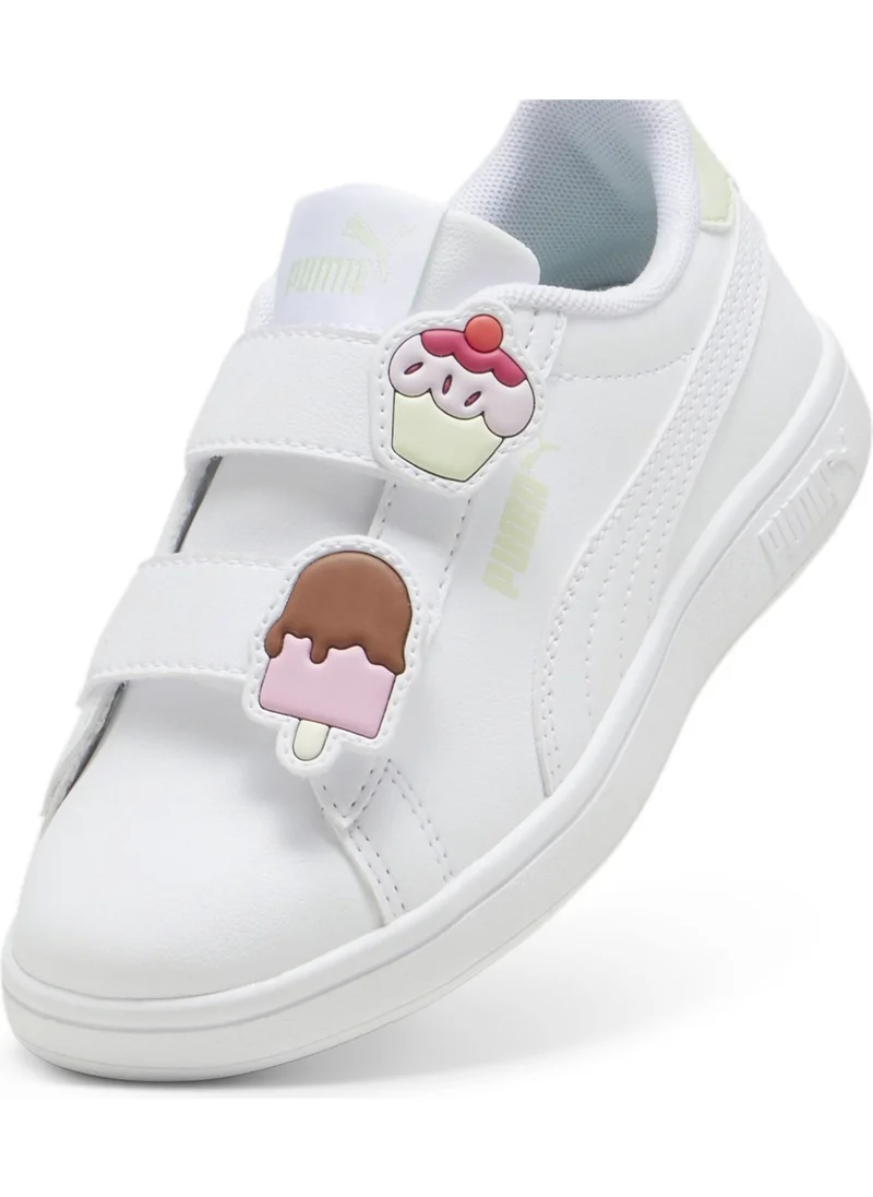 بوما Smash 3.0 Badges Kids Sports Shoes