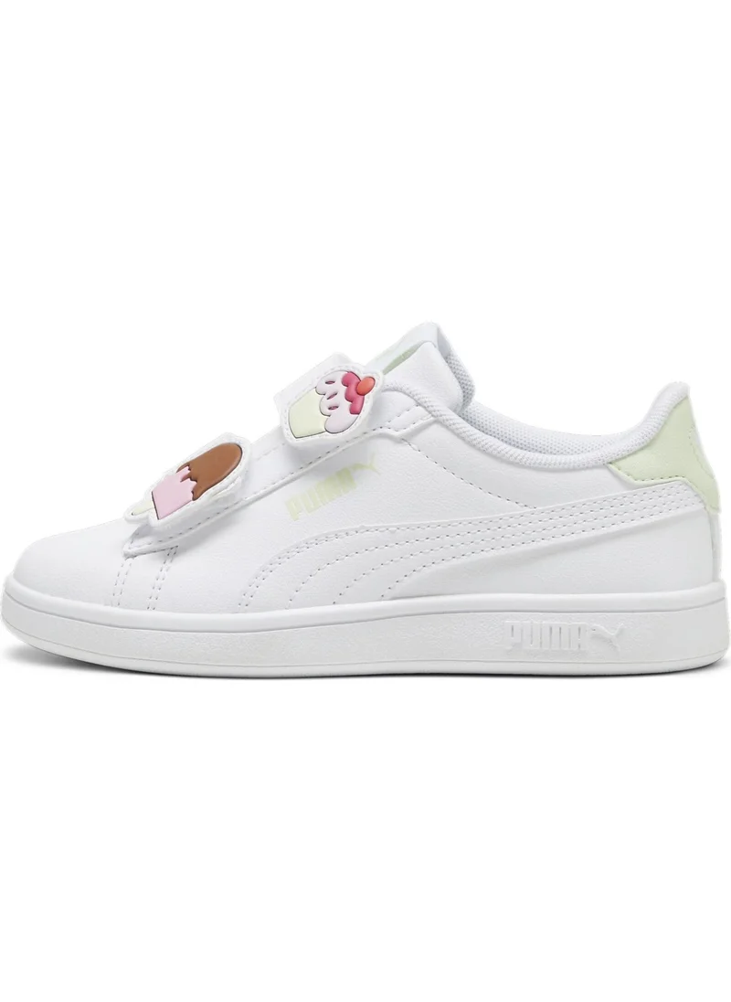 بوما Smash 3.0 Badges Kids Sports Shoes