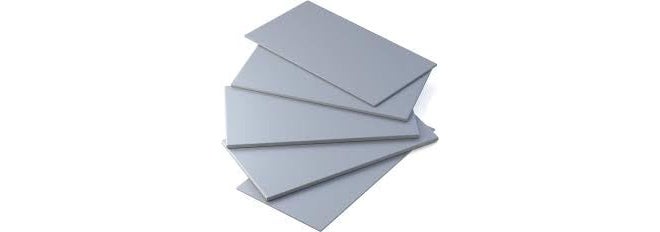 5-Pack Size- 20x67x2mm Thermal Conductive Silicone Pads with 12W/(m⋅K) Thermal Conductivity, Soft Safe Simple to Apply for SSD CPU GPU LED IC Chipset Cooling - Grey
