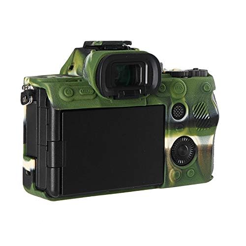 Stseetop Camera Case For Sony A7Rv A7R5- Protective Silicone Dslr Skin Cover  Detachable Cage  Shockproof  Dustproof (Army Green) - Image 4