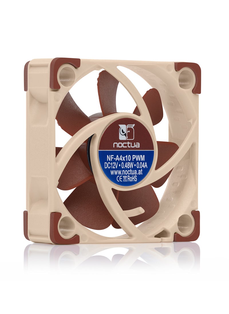 NOCTUA Noctua NF-A4x10 PWM, Premium Quiet Fan, 4-Pin (40x10mm, Brown)  - Image 2