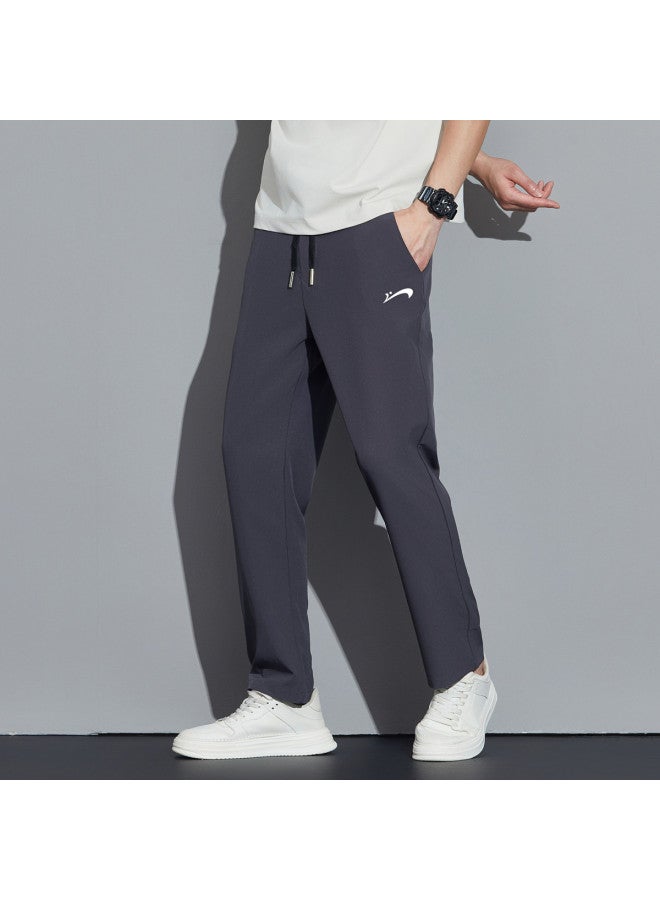 Noble bird Daily Versatile Men's Casual Pants With A Draped Feel, Breathable And Fresh, Straight-leg Style, Lightweight And Thin Athletic Trousers - Image 2