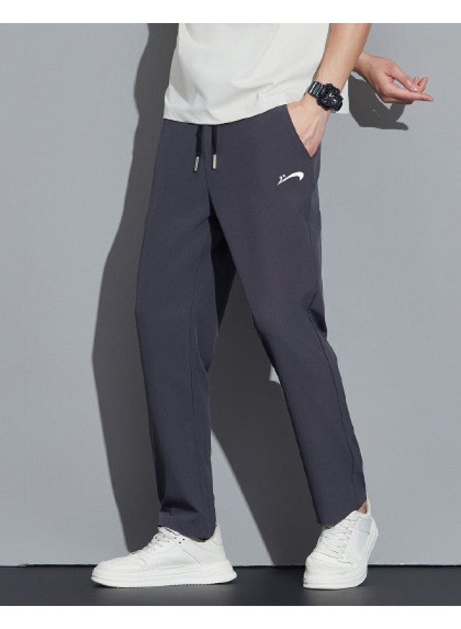 Noble bird Daily Versatile Men's Casual Pants With A Draped Feel, Breathable And Fresh, Straight-leg Style, Lightweight And Thin Athletic Trousers - Image 1