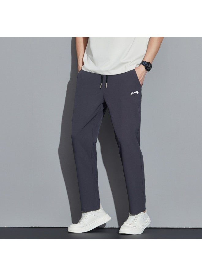 Noble bird Daily Versatile Men's Casual Pants With A Draped Feel, Breathable And Fresh, Straight-leg Style, Lightweight And Thin Athletic Trousers - Image 4