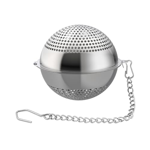 Lyxa SR Food Grade 304 Stainless Steel Mesh Tea Ball 2.1 Inch Tea Infuser Strainer Filter Diffuser for Loose Tea - Image 1