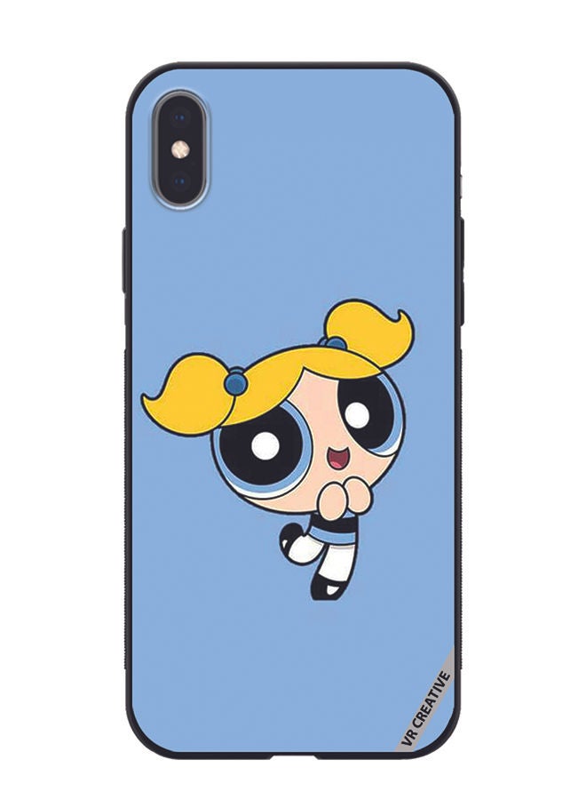 VR CREATIVE Protective Case Cover For Apple iPhone XS Max Bubbles Powerpuff Girls Design Multicolour - Image 1