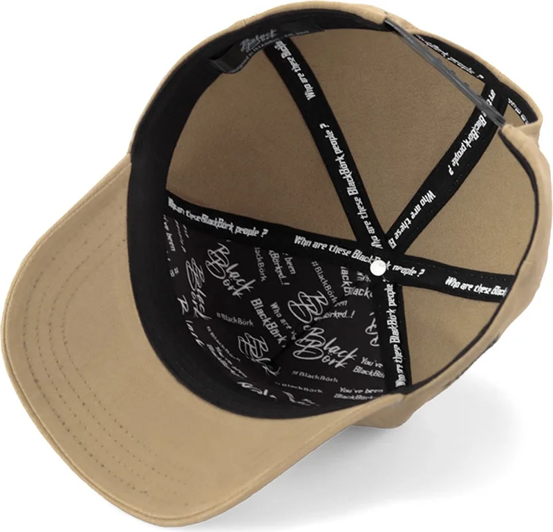 Black Börk V1 Baseball Boss - 4 Code Logo Mink Hat (Cap)
