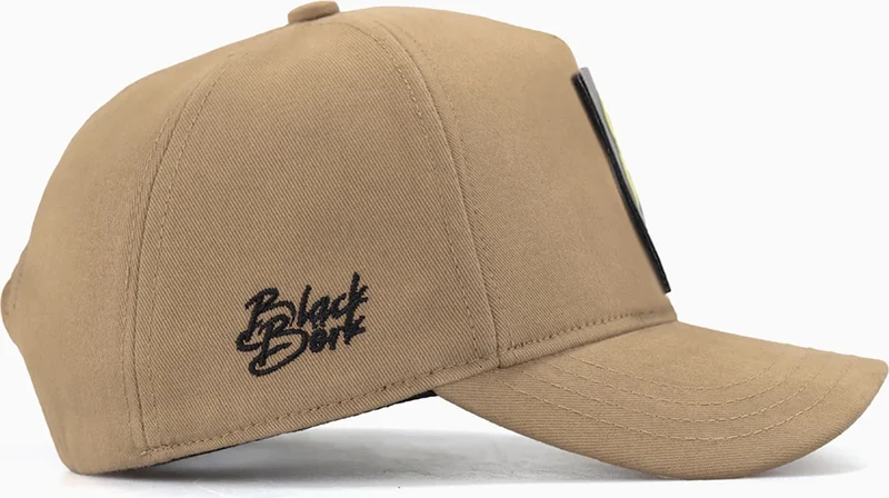 Black Börk V1 Baseball Boss - 4 Code Logo Mink Hat (Cap)