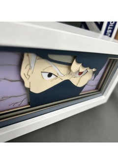 ARNOTEC Japanese anime Naruto 3D paper-cut light box comic shadow box photo frame LED light bedroom desk night light  - Image 2