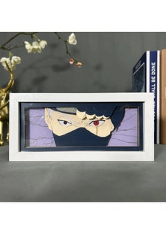 ARNOTEC Japanese anime Naruto 3D paper-cut light box comic shadow box photo frame LED light bedroom desk night light  - Image 4