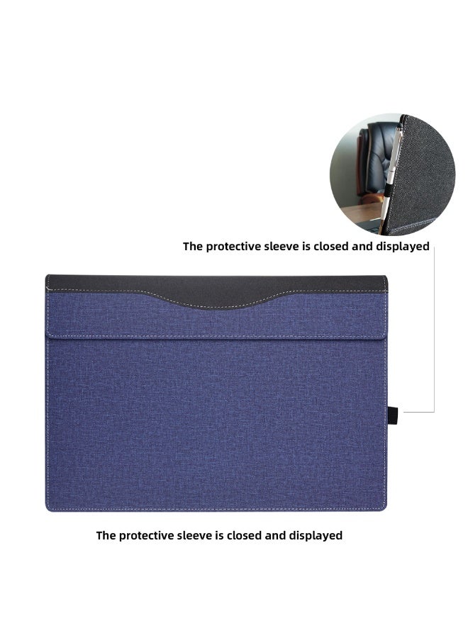 general Laptop Cover Compatible with Lenovo ThinkPad E15 Gen 4 15.6 inch (Not Suitable for Other Models) Mobile Sleeve Computer Bag Protective PU Leather Shell - Image 3