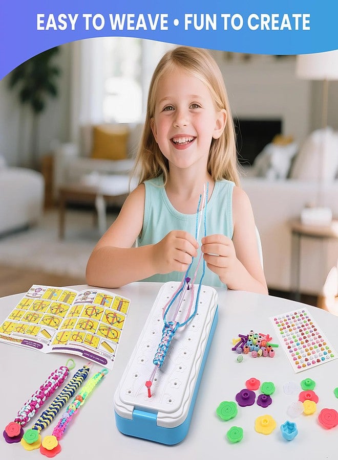 DDAI Bling Friendship Bracelet Making Kit for Girls - Arts & Crafts for Kids Ages 8-12 - String Bracelet Loom Box for Kids, Birthday Gift Toy for 8 9 10 11 12 Years Old - Image 2