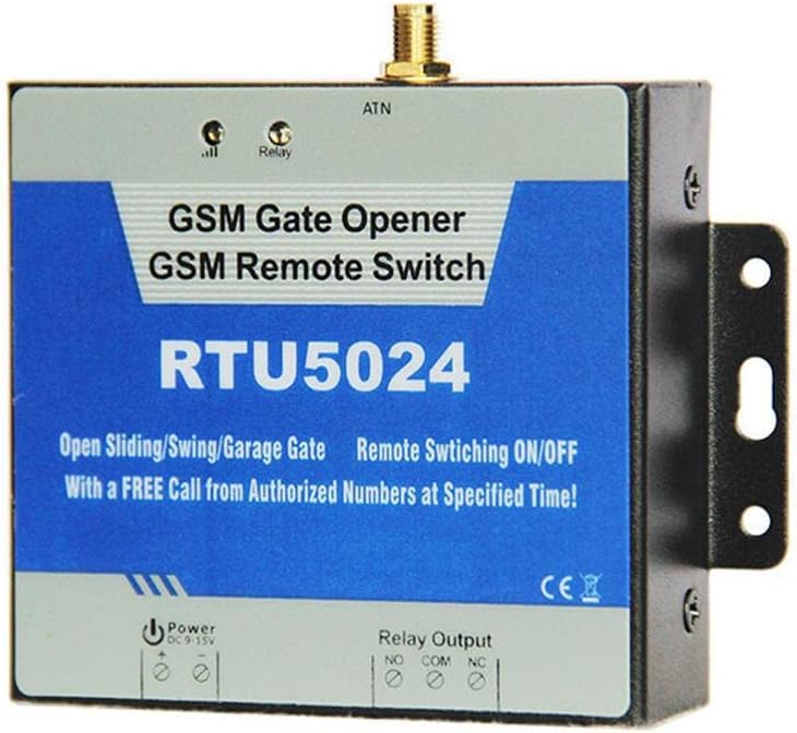 klarako GSM Gate Opener Relay Switch Remote Door Access Controller Controlled by Mobile Phone Call, RTU 5024 - Image 3