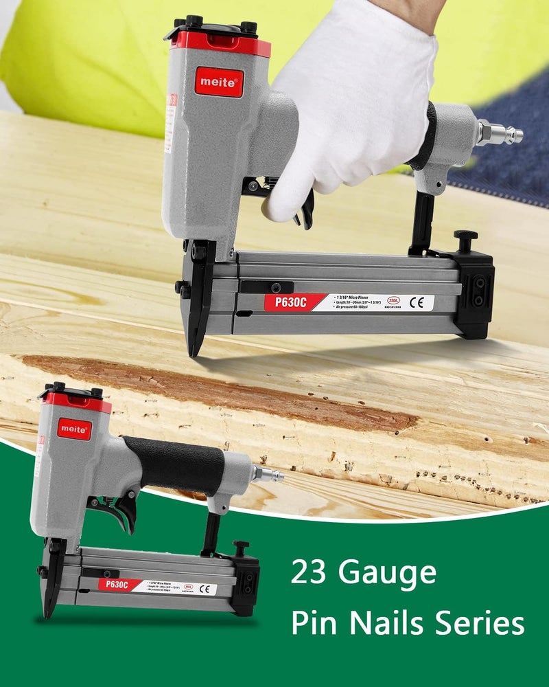 Meite 23 Gauge Pin Nails, 5/8-Inch Micro Headless Pins for Pin Nailer - Galvanized Pins Nails for Nail Gun, Ideal for Fine Woodworking and Trim Work (10,000 Counts) - Image 5