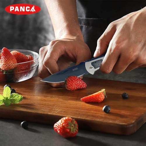 PANCA Star Shield Multipurpose Knife | Compact Carbon Steel Utility Knife for Kitchen, Home & Office Use | Manual Cutting Tool for Vegetables, Fruits, Packaging & DIY Tasks (Silver, Pack of 1) - Image 5
