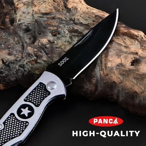 PANCA Star Shield Multipurpose Knife | Compact Carbon Steel Utility Knife for Kitchen, Home & Office Use | Manual Cutting Tool for Vegetables, Fruits, Packaging & DIY Tasks (Silver, Pack of 1) - Image 4