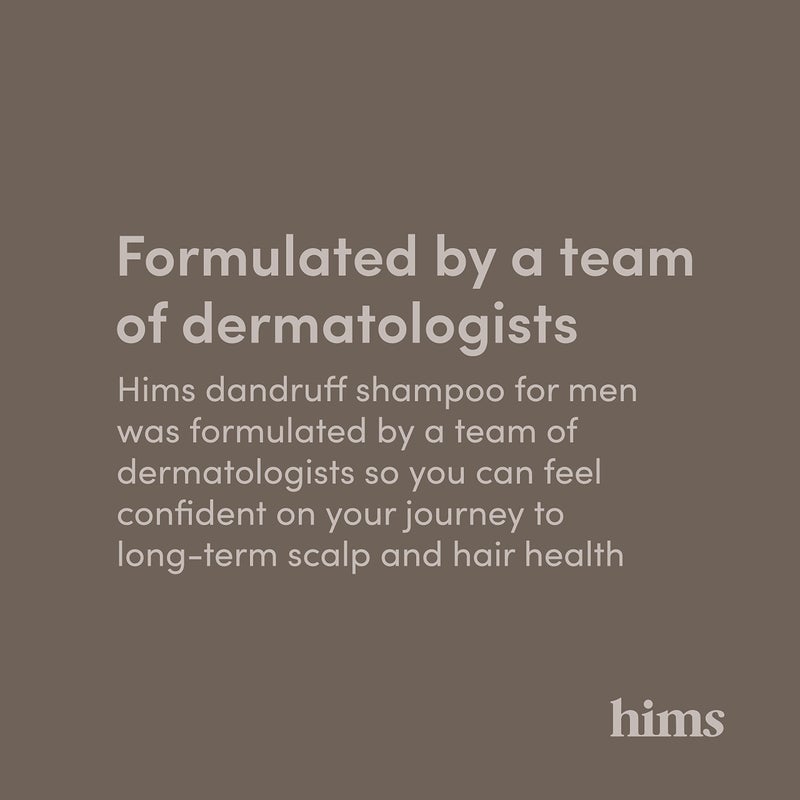 HIMS & HERS Hims Dandruff Detox Shampoo - Dermatologist Formulated for Dry, Oily, Itchy, Flaky Scalp Shampoo with 1% Zinc Pyrithione, Argan & Avocado Oil - 2 x 6.4 fl oz - Image 5