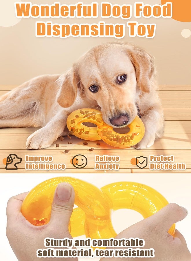 Moonorange Dog Pet Food Treat Feeder Chew Tooth Cleaning Ball Dog Toy Ball, Nontoxic Bite Food Ball Dogs Cats Training Exercise Toy, Exercise Game IQ Training Ball-Feeder Toy (with White Ball) - Image 3