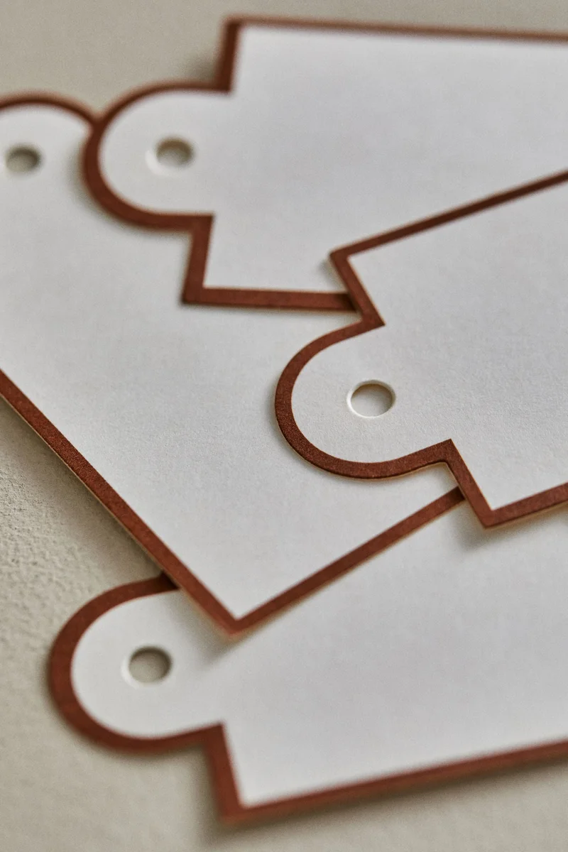 H&M 5-pack gift tags