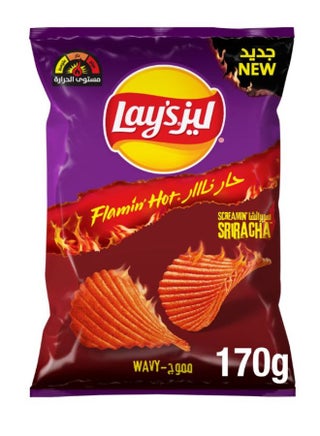 Flamin Hot Sriracha Ridged Potato Chips