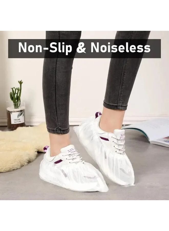 150pcs Non Slip Silent Plastic Shoe Covers Durable Floor Protection For Home Work Travel - Image 5