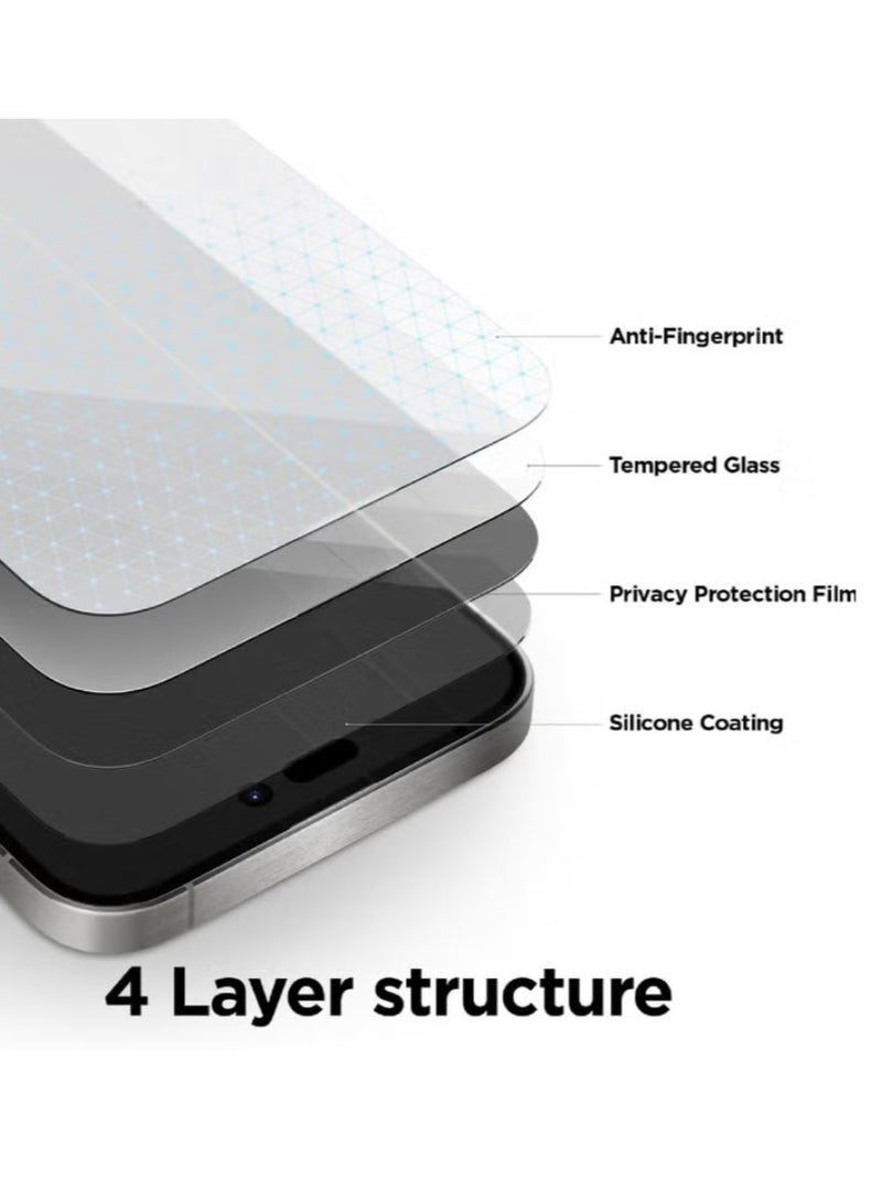 Original Privacy Screen Protector for Nothing Phone 2 – Anti-Static Tempered Glass with ESD Privacy, 9H Hardness, Anti-Peep, Dust-Proof, Super Smooth Touch - Image 3
