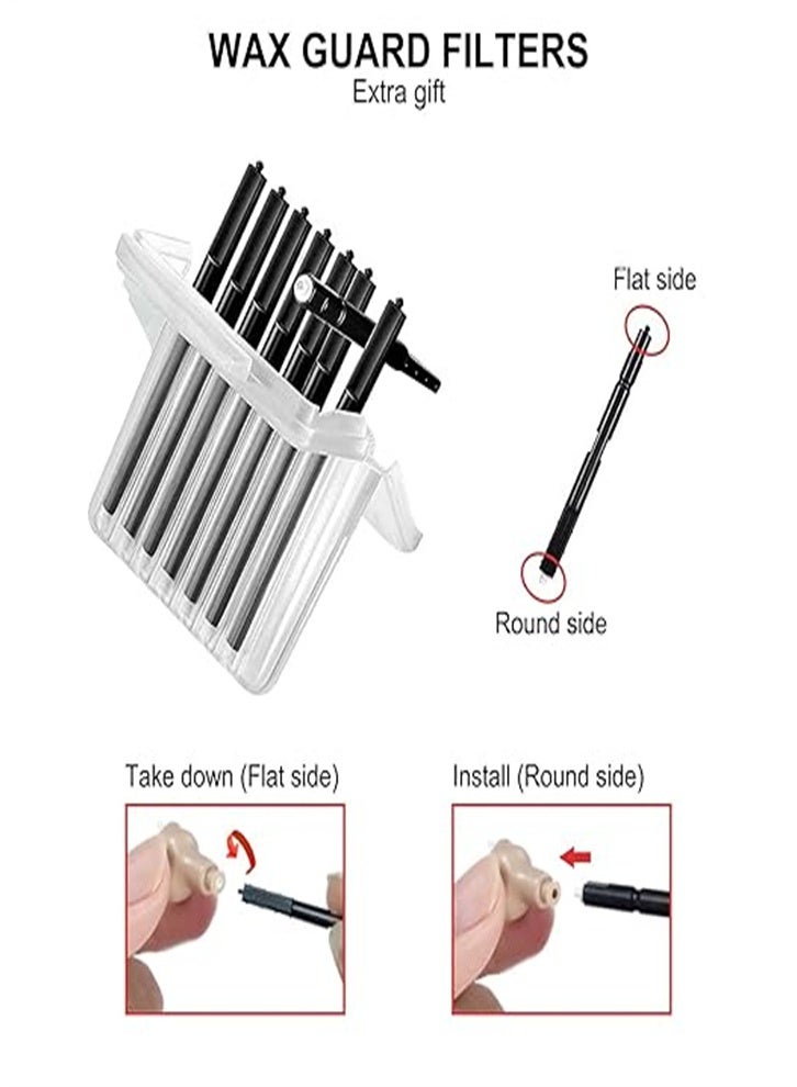 Mini Rechargeable In-Ear Hearing Aid for Mild to Moderate Hearing Loss, Effective Hearing Aid and Noise Reduction (Skin Color) - Image 5