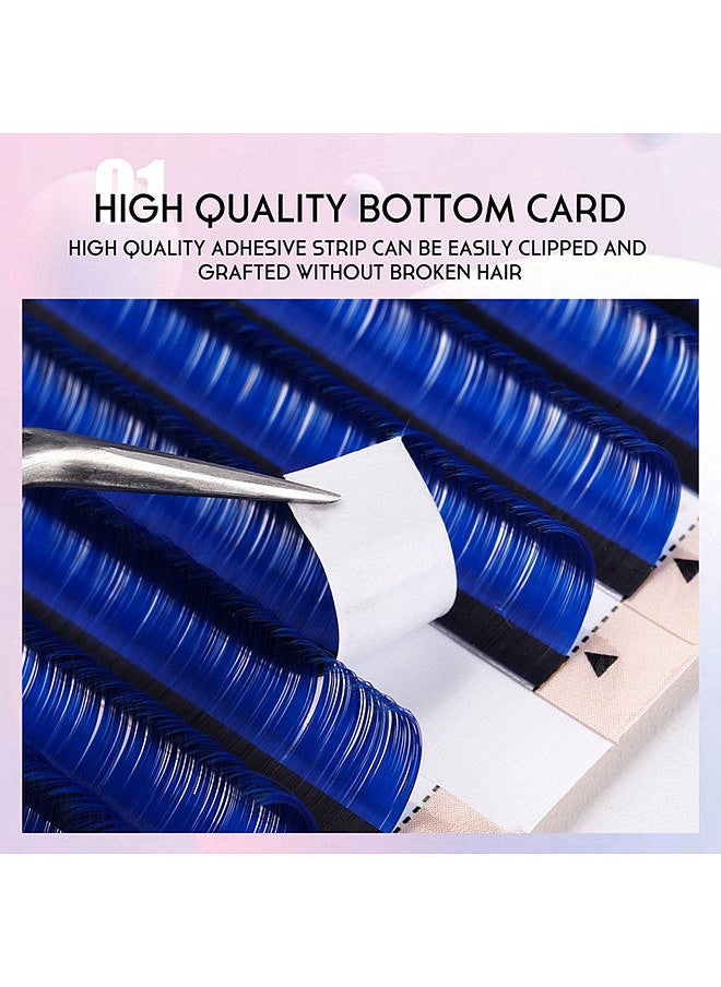 Generic - 12 Lines Color False Eyelashes C D Curl Colored Eyelash Extensions Fake Volume Eye Lashes 8/10/11/12/13/15mm - Image 1