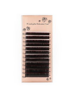 12 Lines Color False Eyelashes C D Curl Colored Eyelash Extensions Fake Volume Eye Lashes 8/10/11/12/13/15mm