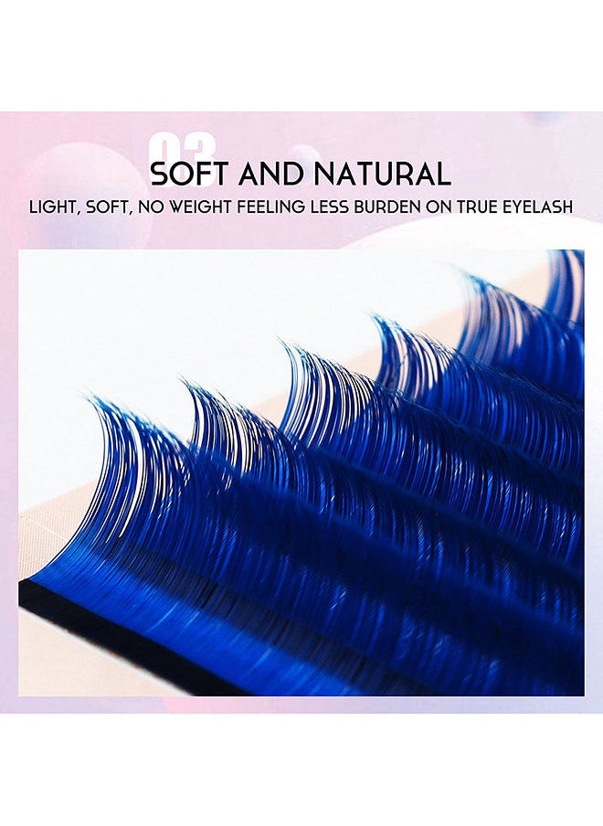 Generic - 12 Lines Color False Eyelashes C D Curl Colored Eyelash Extensions Fake Volume Eye Lashes 8/10/11/12/13/15mm - Image 1