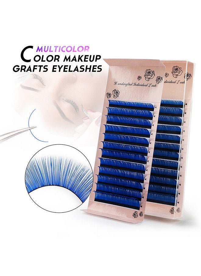 Generic - 12 Lines Color False Eyelashes C D Curl Colored Eyelash Extensions Fake Volume Eye Lashes 8/10/11/12/13/15mm - Image 1