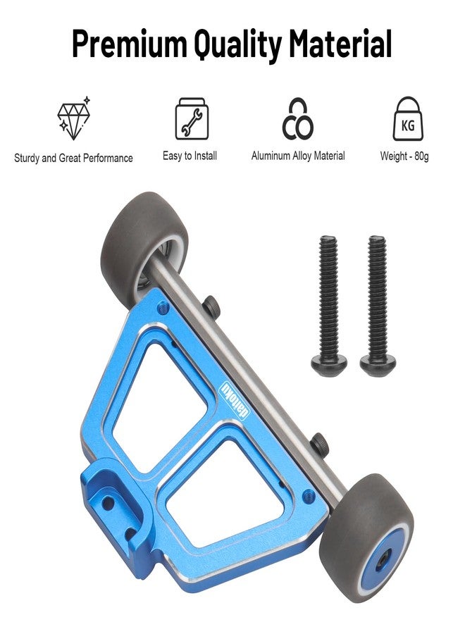 قطع غيار ترقية قضيب التوازن المصنوع من الألومنيوم من دايتوكو لسيارات التحكم عن بعد Traxxas Mini Maxx BL-2s 107154-1 و Mini XRT VXL-3S 108076-1 و Mini Slash - أزرق - Image 4