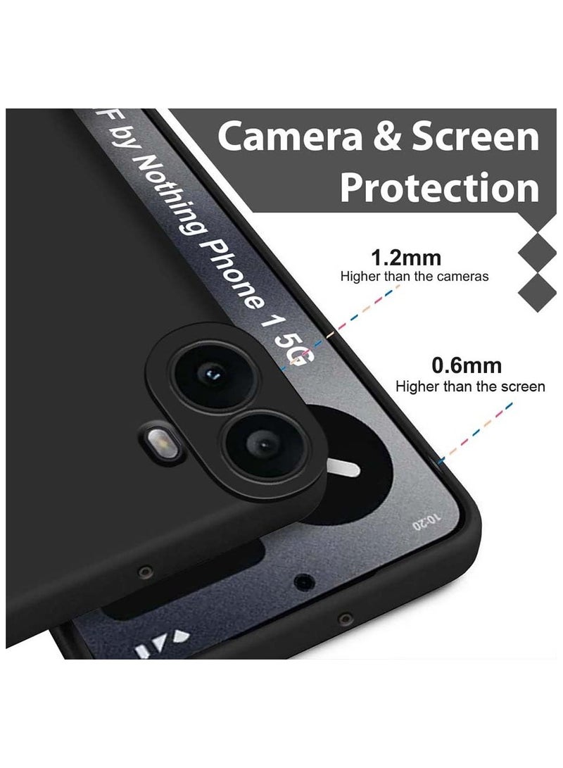 Case for Nothing CMF Phone 1 Cover, Matte Surface Ultra Thin Scratch Resistant TPU Protective Case Soft Mobile Phone Case for Nothing CMF Phone 1 - Image 5