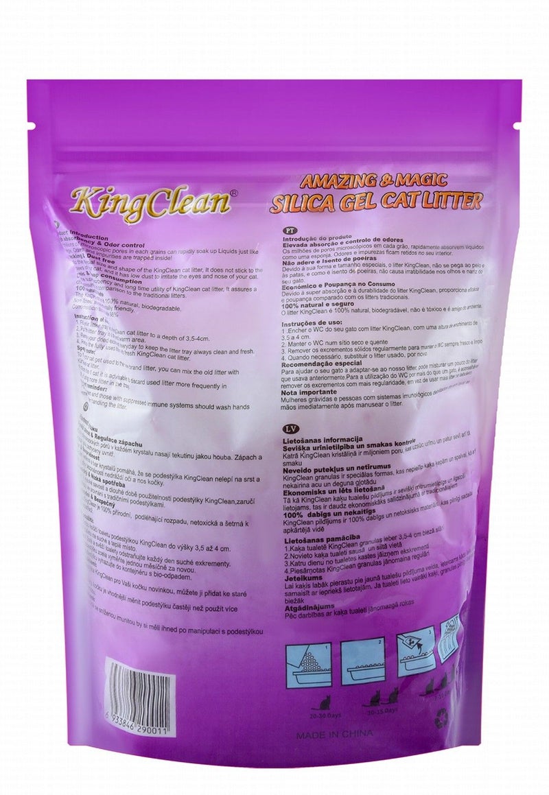 King Clean Cat Litter Lavender Scent - 3.8 L - Image 2