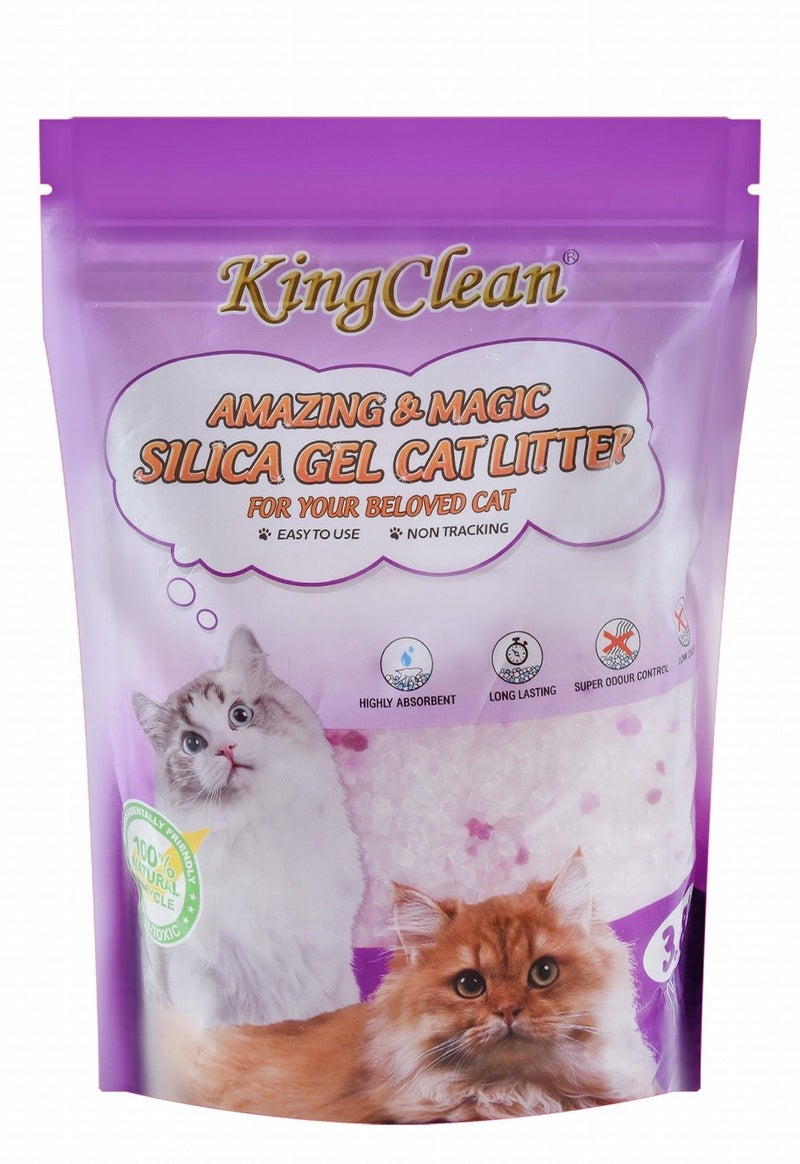 King Clean Cat Litter Lavender Scent - 3.8 L - Image 1