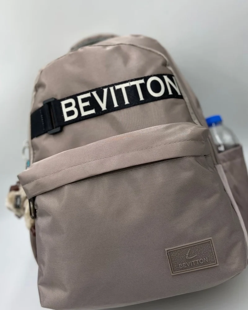 Bevitton Ozle Water Repellent Fabric Mink School Backpack 34200