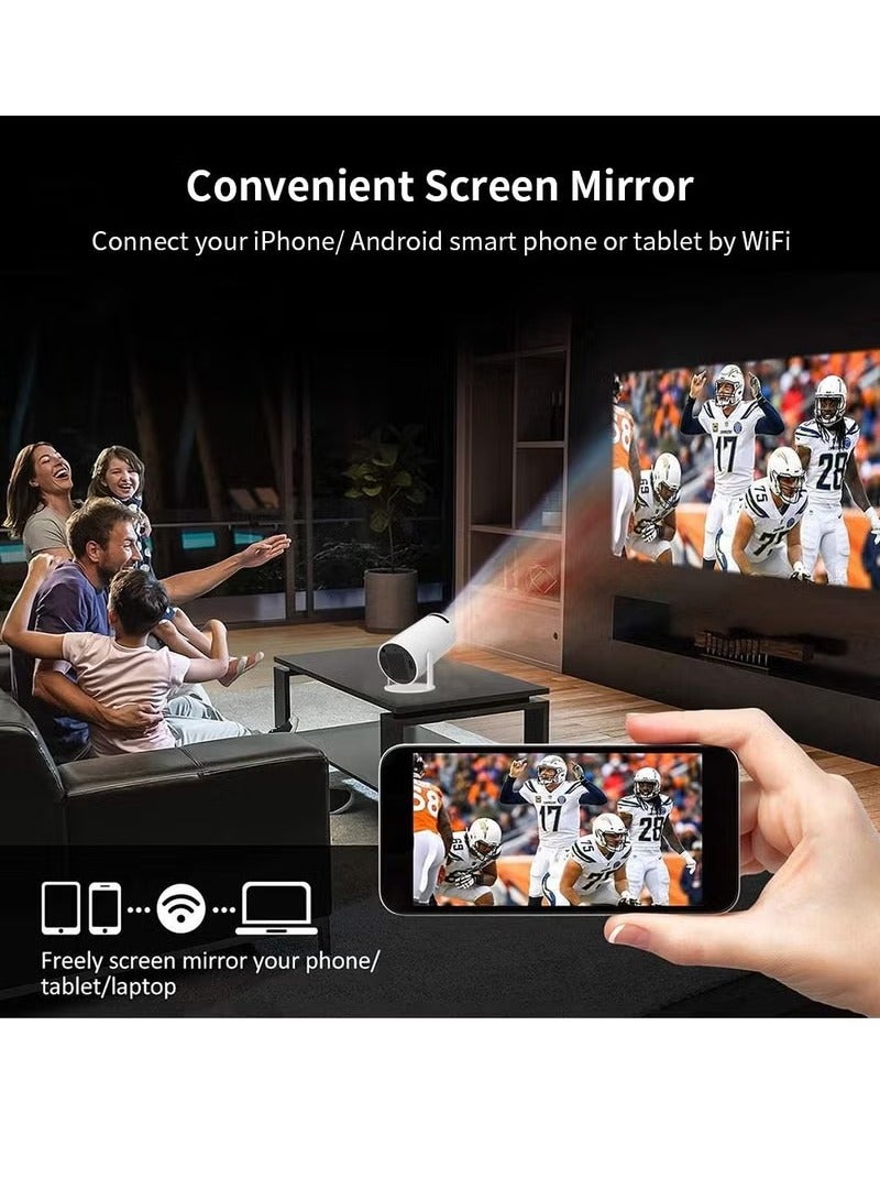 Portable Projector Pocket 5G WIFI Android11.0 Support 130 Inches Home Theater Full HD 1080P for Indoor Outdoor Home Birthday Gift Compatible with TV Stick/HDMI/USB/PS5/iOS/PS4  - Image 3