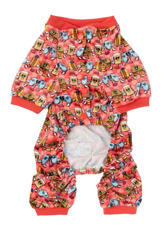 FuzzYard The Homies Pet Dog Pajamas Premium Soft Gamer Pjs Controller Burger Beer Hotdog SIZE2 - Image 2