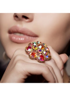 Bememo Ss20 Ab Crystal Diamond Rhinestones Flat Back Round Rhinestones Iridescent Crystals Round Beads Flat Back Glass (1440 Pieces)  - Image 3
