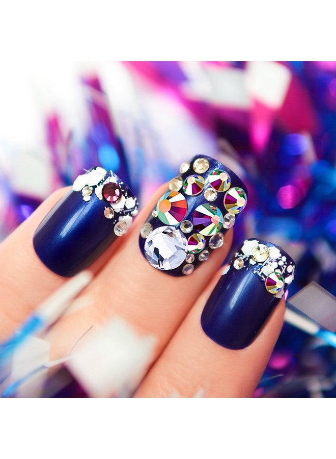 Bememo Ss20 Ab Crystal Diamond Rhinestones Flat Back Round Rhinestones Iridescent Crystals Round Beads Flat Back Glass (1440 Pieces) - Image 2