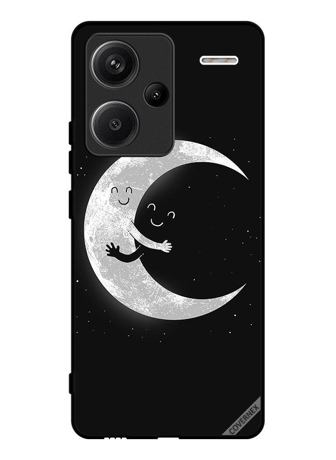 Covernex Protective Case Cover For Xiaomi Redmi Note 13 Pro Plus Moon & Dark Sky Hug  - Image 1