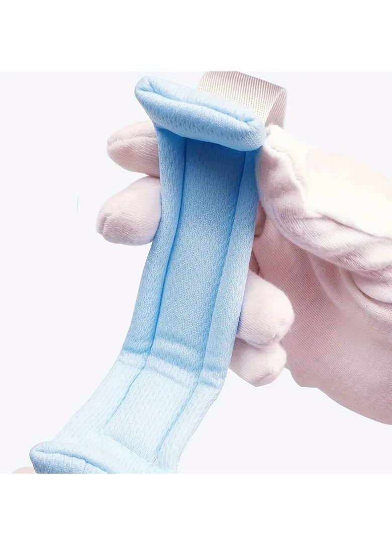 Little tots Anti-lost Belt Traction Rope, Baby Anti-lost Safety Bracelet, Spring Rope Baby Bracelet Blue Color - Image 4