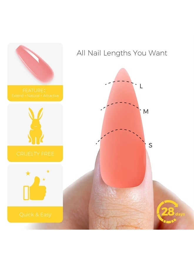 BURANO 5 in 1 Builder Base Gel 0.5 oz, Builder Gel for Nails Hard Gel Nail Extension Quick Building Gel, Builder Gel in a Bottle for Nail Pro & Beginner (RED) - Image 4