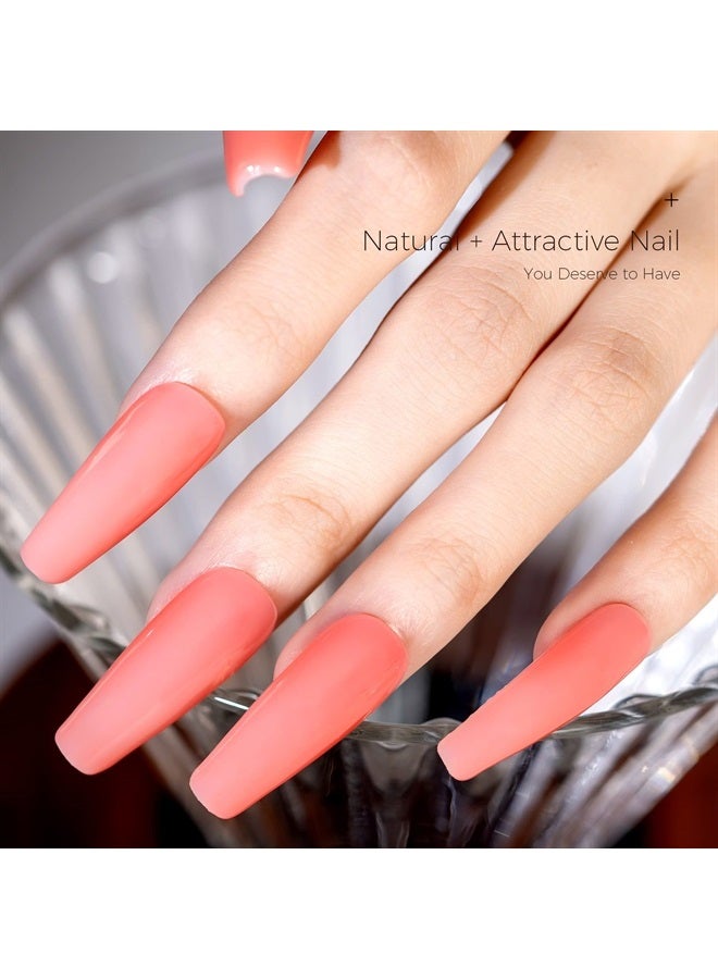 BURANO 5 in 1 Builder Base Gel 0.5 oz, Builder Gel for Nails Hard Gel Nail Extension Quick Building Gel, Builder Gel in a Bottle for Nail Pro & Beginner (RED) - Image 2