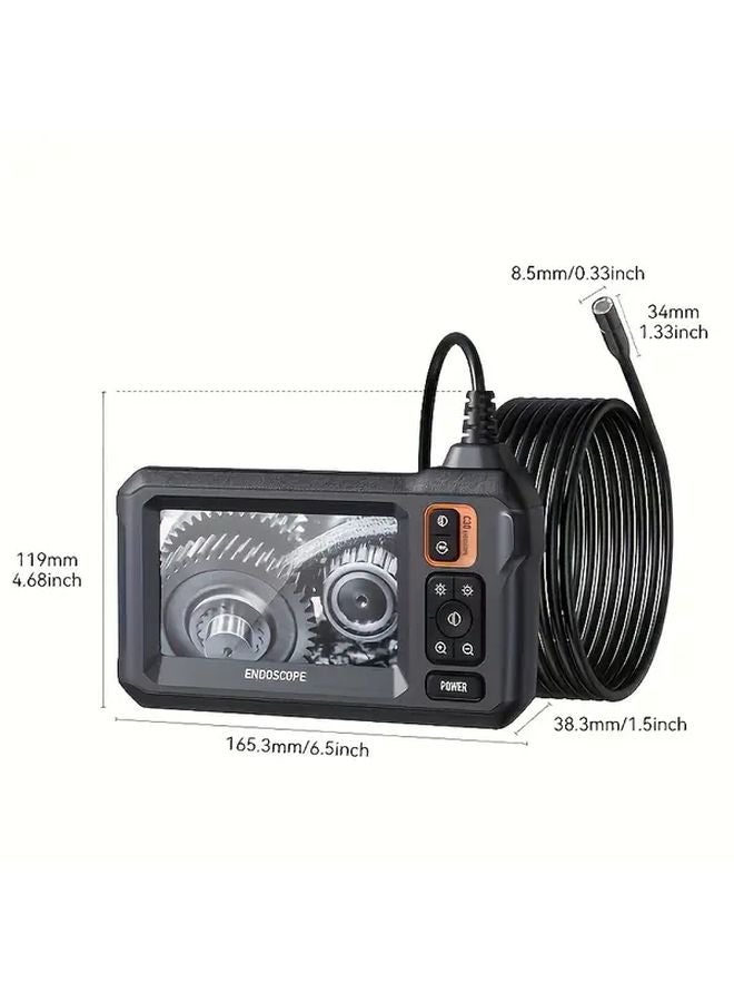 4.3 Inch Single Lens 8mm Waterproof Industrial Borescope With IPS Display For Automotive Repair - Image 3